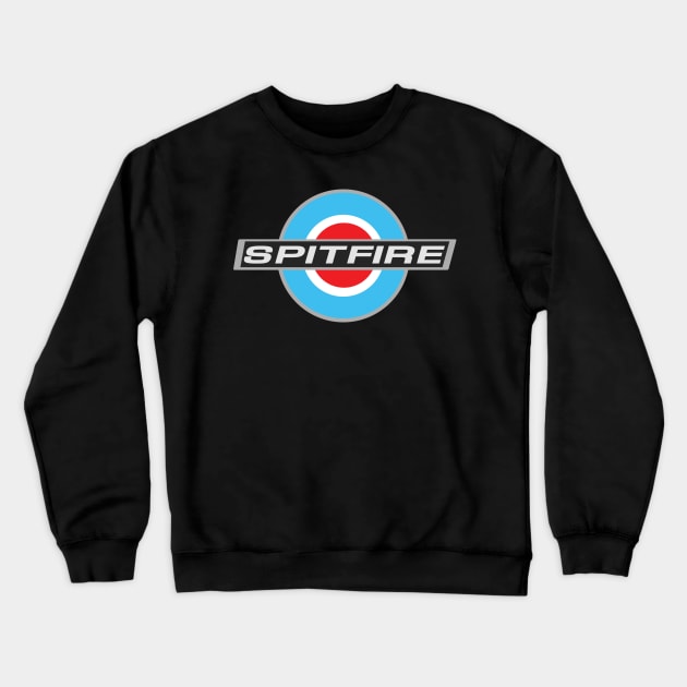 Triumph Spitfire round logo Crewneck Sweatshirt by carcinojen